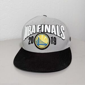NBA Golden State Warriors Finals 2019 Gray Black Baseball Cap